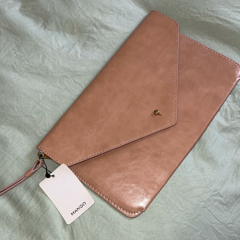 Mango Brown Clutch NWT